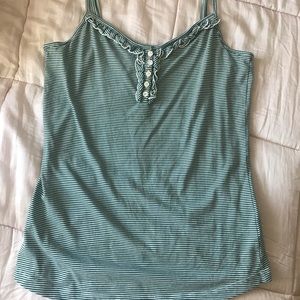 Talbots striped tank top